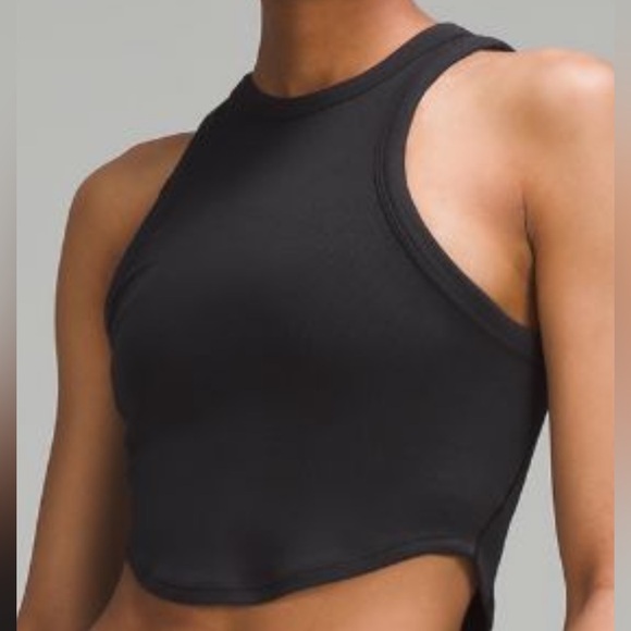 LULULEMON HOLD TIGHT CROPPED TANK BLACK COLOR NWT - Picture 5 of 6